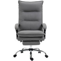 BÜROSTUHL mit Massagefunktion höhenverstellbar Grau - Grau, Kunststoff (74/121.5/66cm) - Meubliv