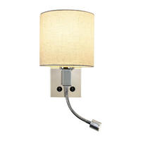 LED nástěnné svítidlo Yarnall 41/19,5/19,5 cm - bílá, kov (19.5/19.5/41cm) - Nettlife