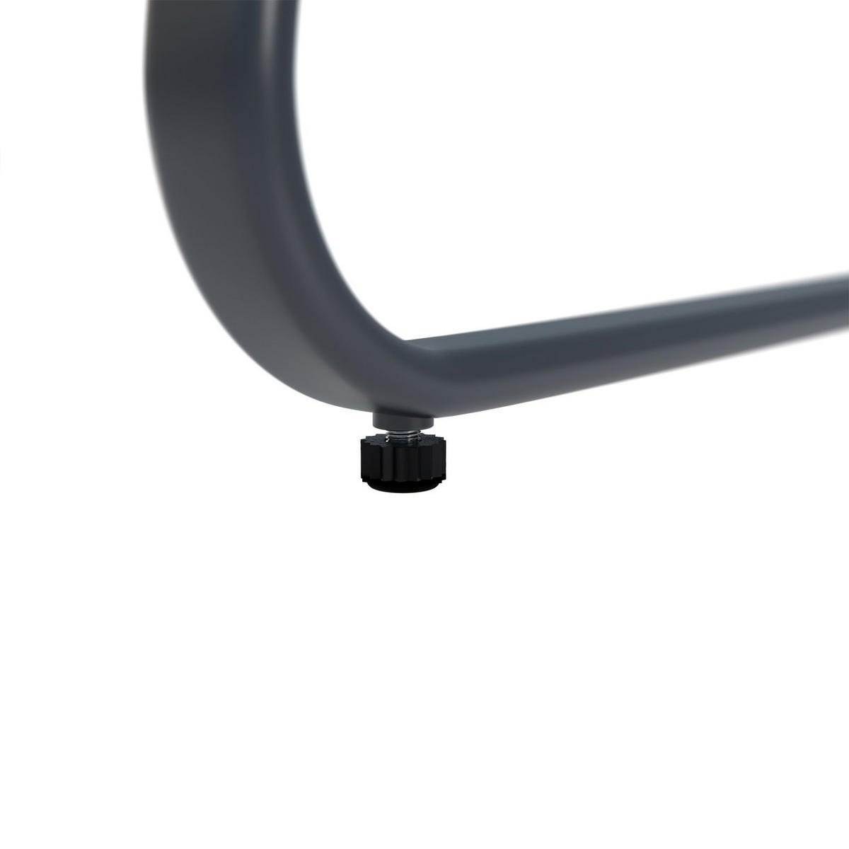 GARTENMÖBELSET Genua 4-tlg. Anthrazit - Anthrazit, Metall - Juskys