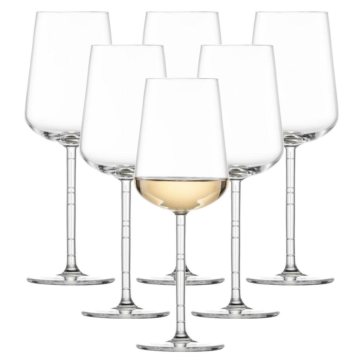 WEISSWEINGLÄSER Journey transparent 446 ml 6er Set - Transparent, Glas (0.446L) - Zwiesel Glas