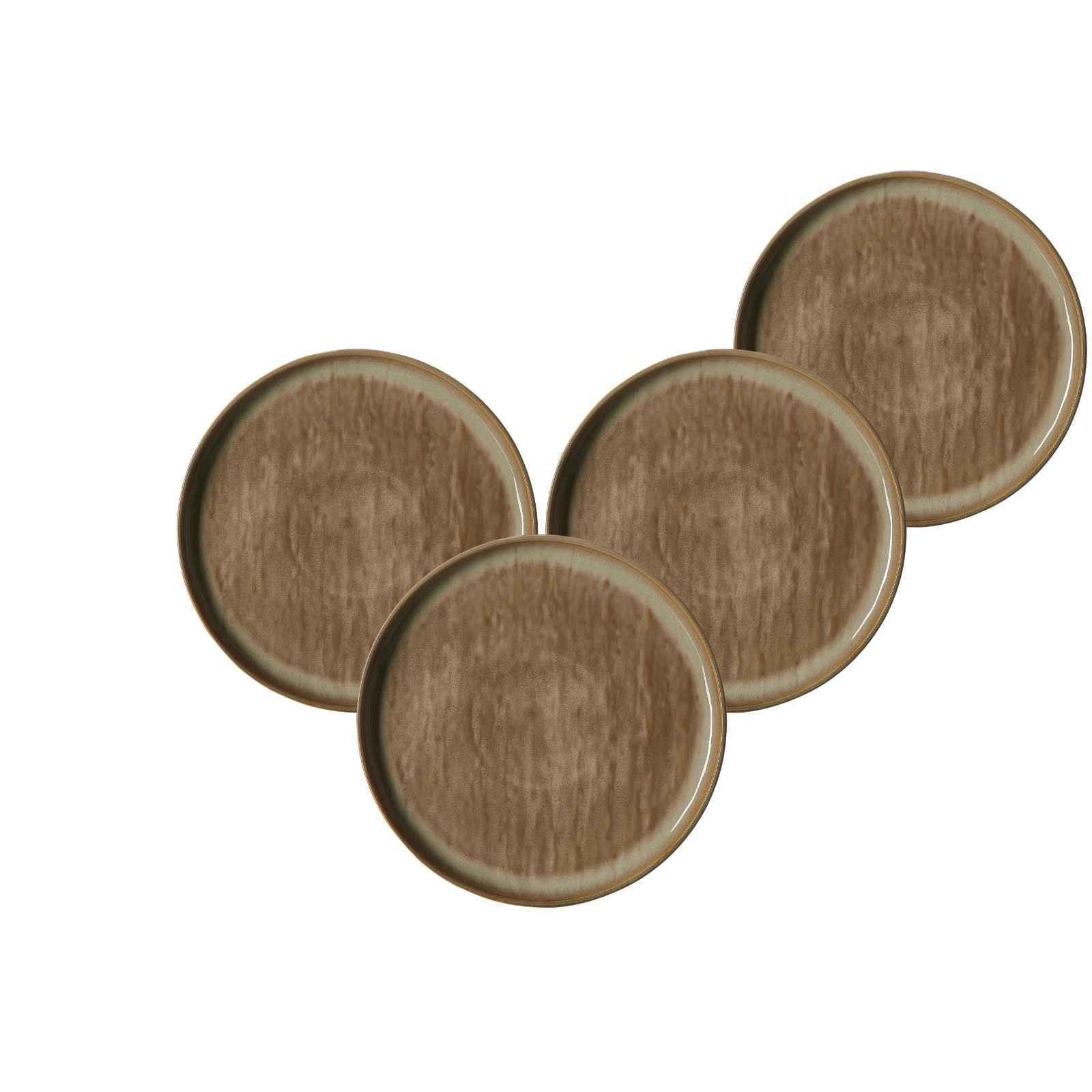 SPEISETELLER Tortosa braun ø 26,5 cm 4er Set - Braun, Keramik (26.5cm) - Ritzenhoff Breker