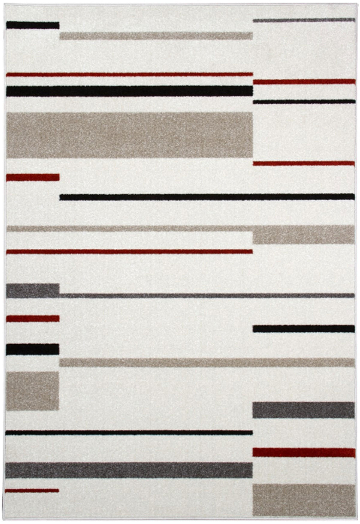 TEPPICH modern Wohn-/Schlafzimmer SACA Weiß 160 x 230 cm - Weiß, Textil (160/230cm) - Novatrend