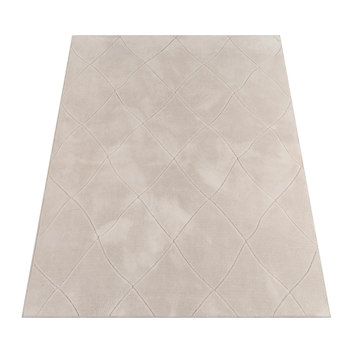 KURZFLORTEPPICH 120/160 cm Utrecht 641 - Creme, Textil (120/160cm) - Paco Home