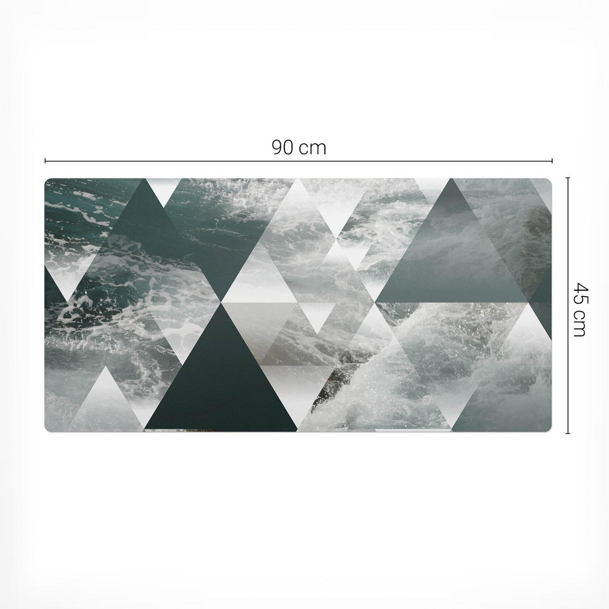 SCHREIBTISCHUNTERLAGE 90x45 cm Grün - Grün, Kunststoff (90/45/1.6cm) - Wallfluent