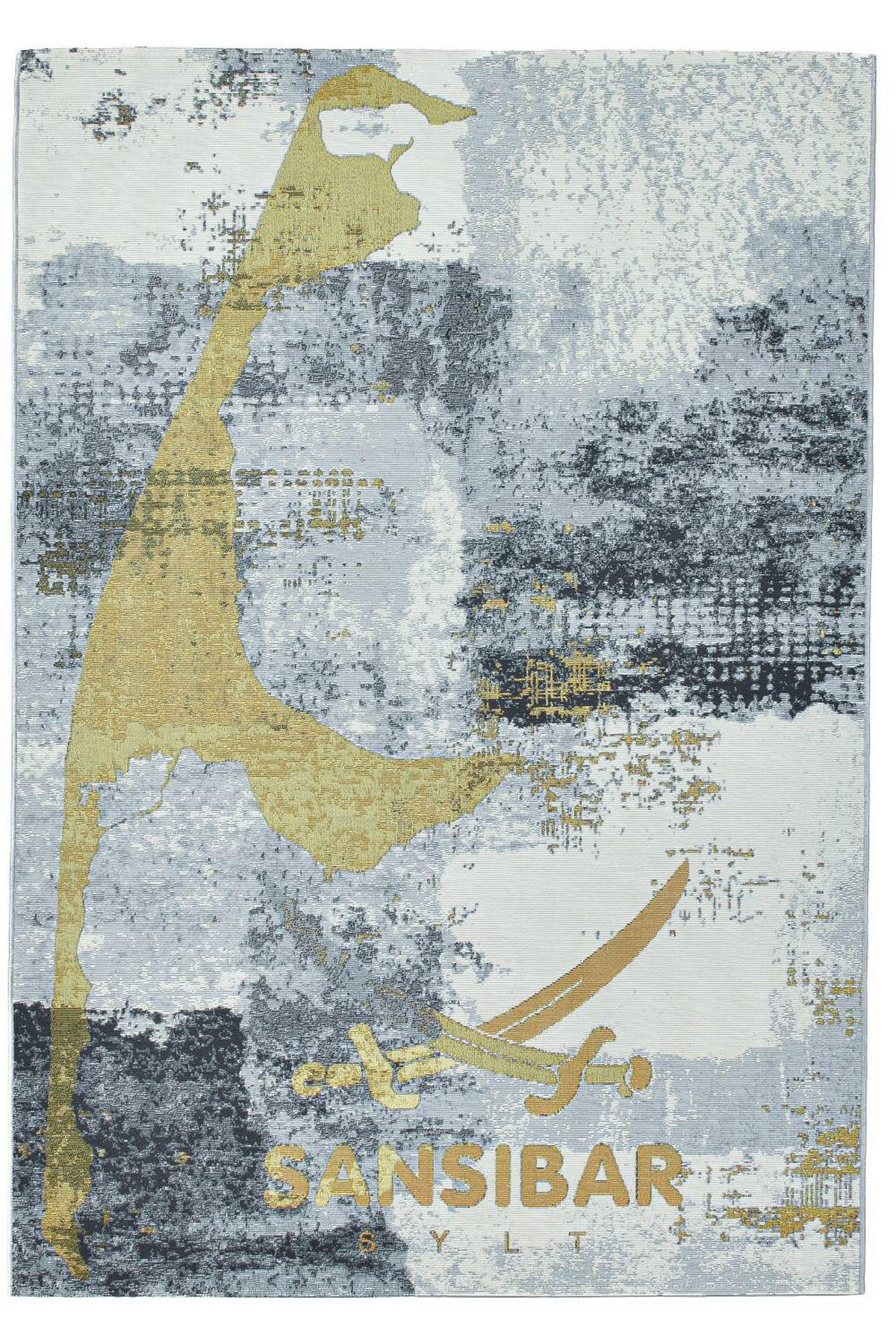 OUTDOORTEPPICH Rantum Beach 160x230 cm - Grau, Textil (160/230cm) - Sansibar SYLT