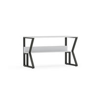 COMPUTERTISCH Wake - Schwarz/Weiß, Holzwerkstoff (120/60/72.8cm) - Decorotika