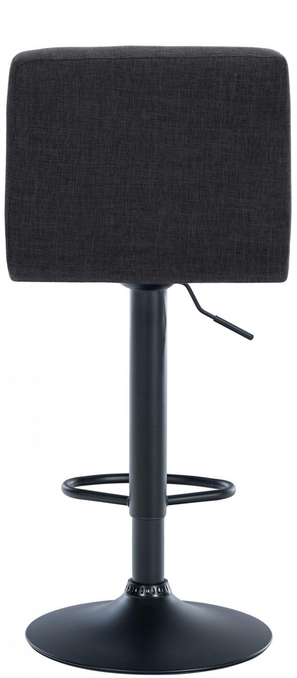 BARHOCKER Stoff dunkelgrau - Dunkelgrau/Schwarz, Textil/Metall (46/94/47cm) - CLP
