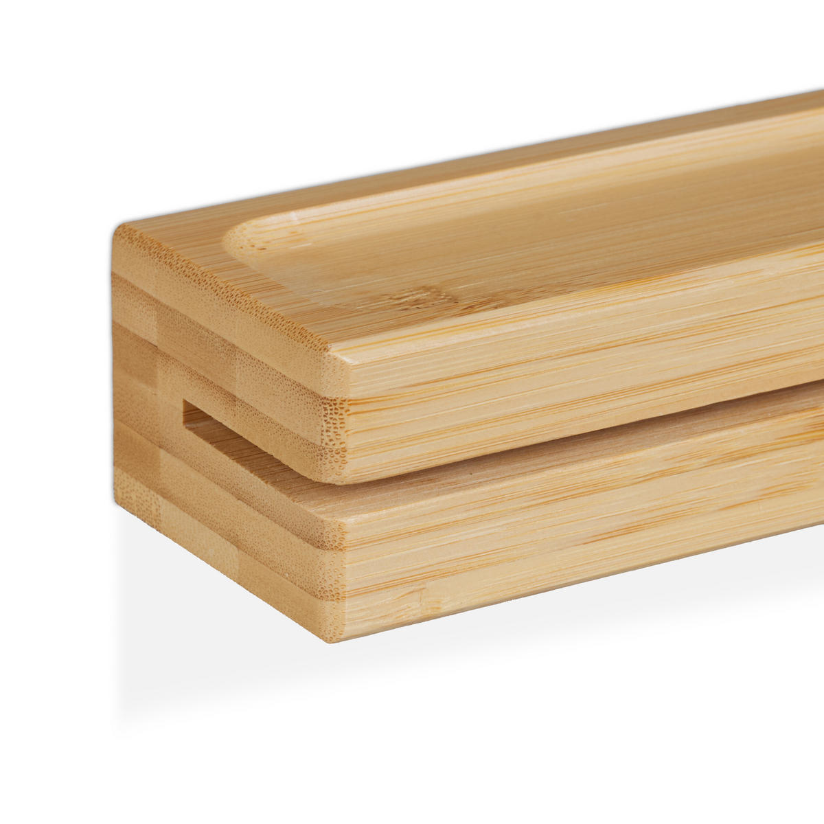 SCHLÜSSELBRETT - Hellbraun, Holz (29.5/4.5/6cm) - Relaxdays