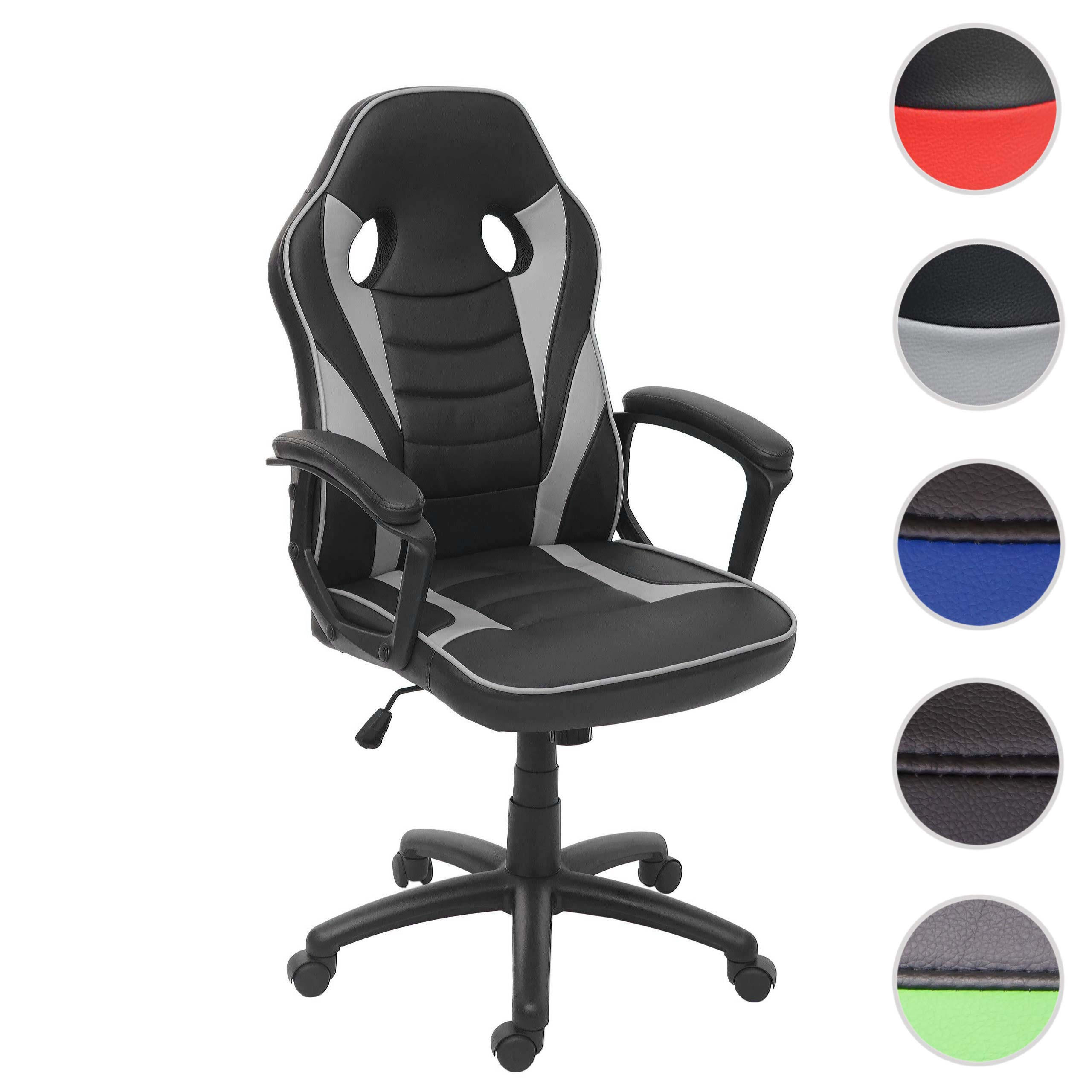 BÜROSTUHL Schwarz, Grau - Schwarz/Grau, Textil (63/119/64cm) - MCW