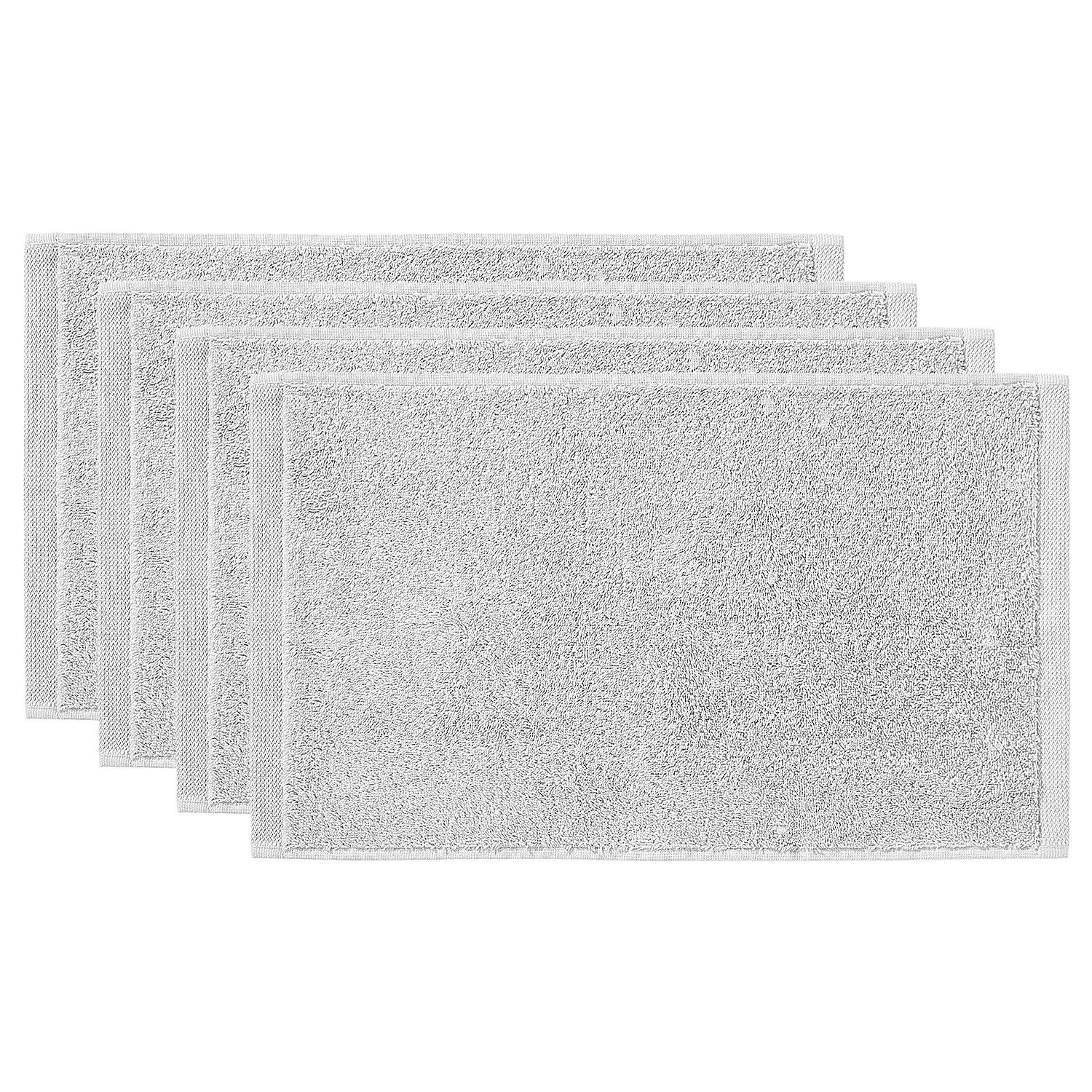 GÄSTEHANDTUCH (4er Set) Fabulous - Grau, Textil (30/50cm) - Butlers