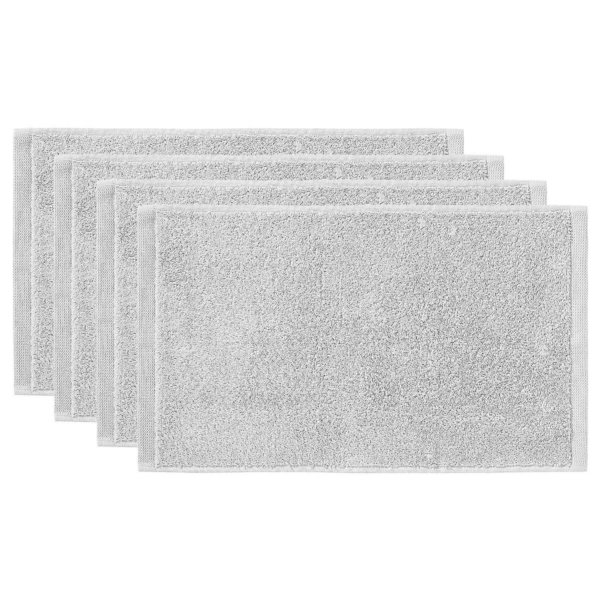 GÄSTEHANDTUCH (4er Set) Fabulous - Grau, Textil (30/50cm) - Butlers