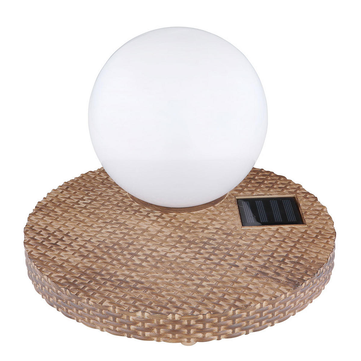LED AUSSENLEUCHTE Kugel Kunststoff Weiß 2er Set - Weiß, Kunststoff (20/20/17cm) - Globo Lighting
