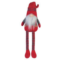 WEIHNACHTSGNOM Rot 14/10/67 cm - Rot, Textil (14/67/10cm) - Mobili Rebecca