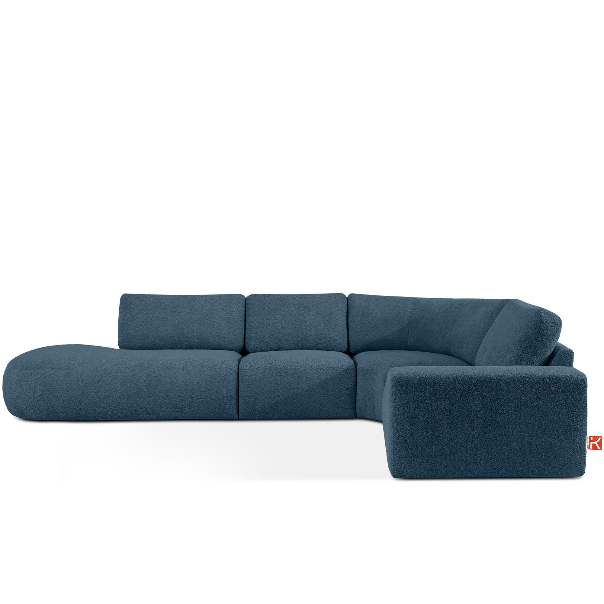 ECKSOFA LINKS ZUCCO, Dunkelblau - Dunkelblau, Holz/Holzwerkstoff (224/373cm) - KONSIMO®