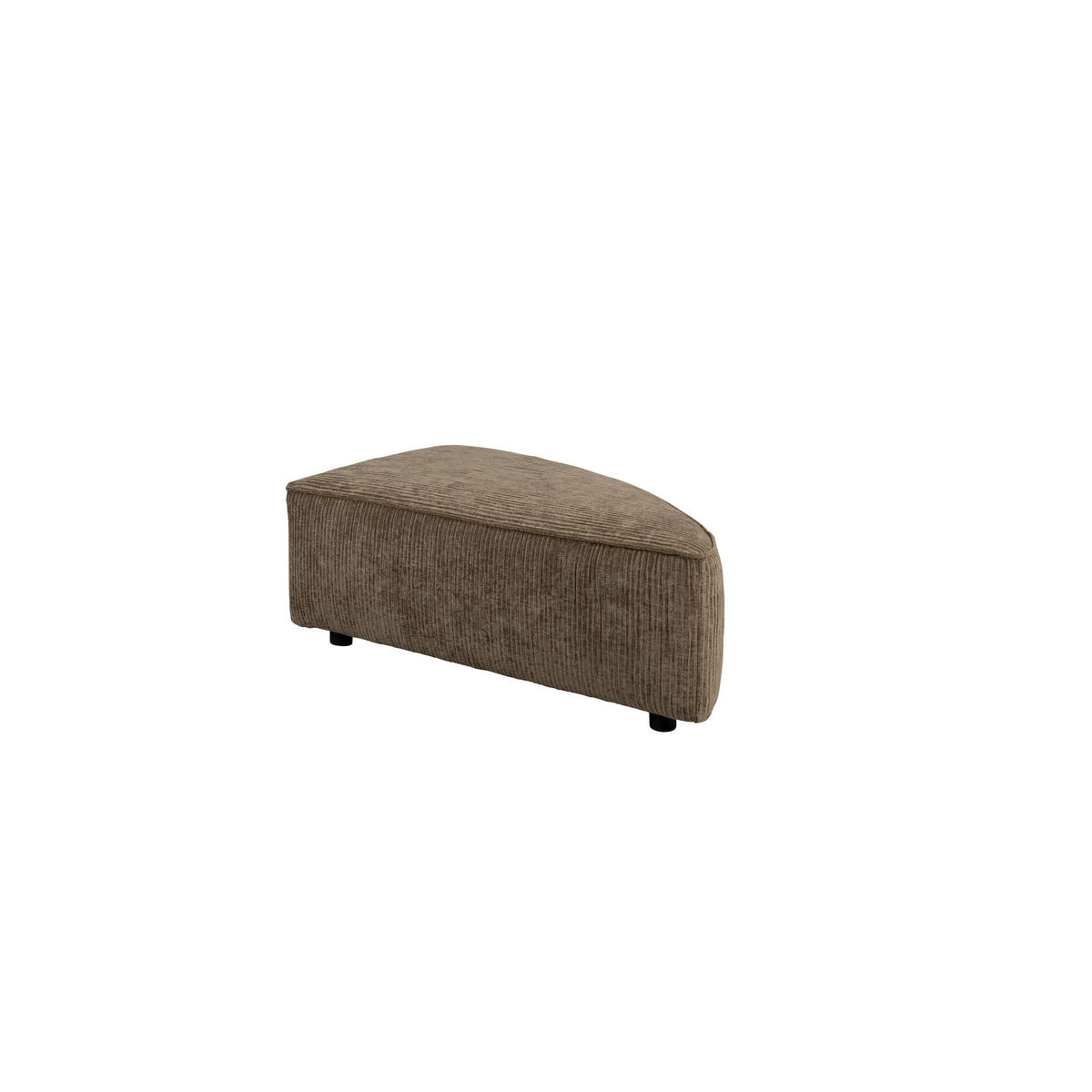 SOFA ELEMENT Hunter Rund Ecken Rechts Moss/ Grün - Braun/Grün, Textil (60/38/100cm) - Zuiver