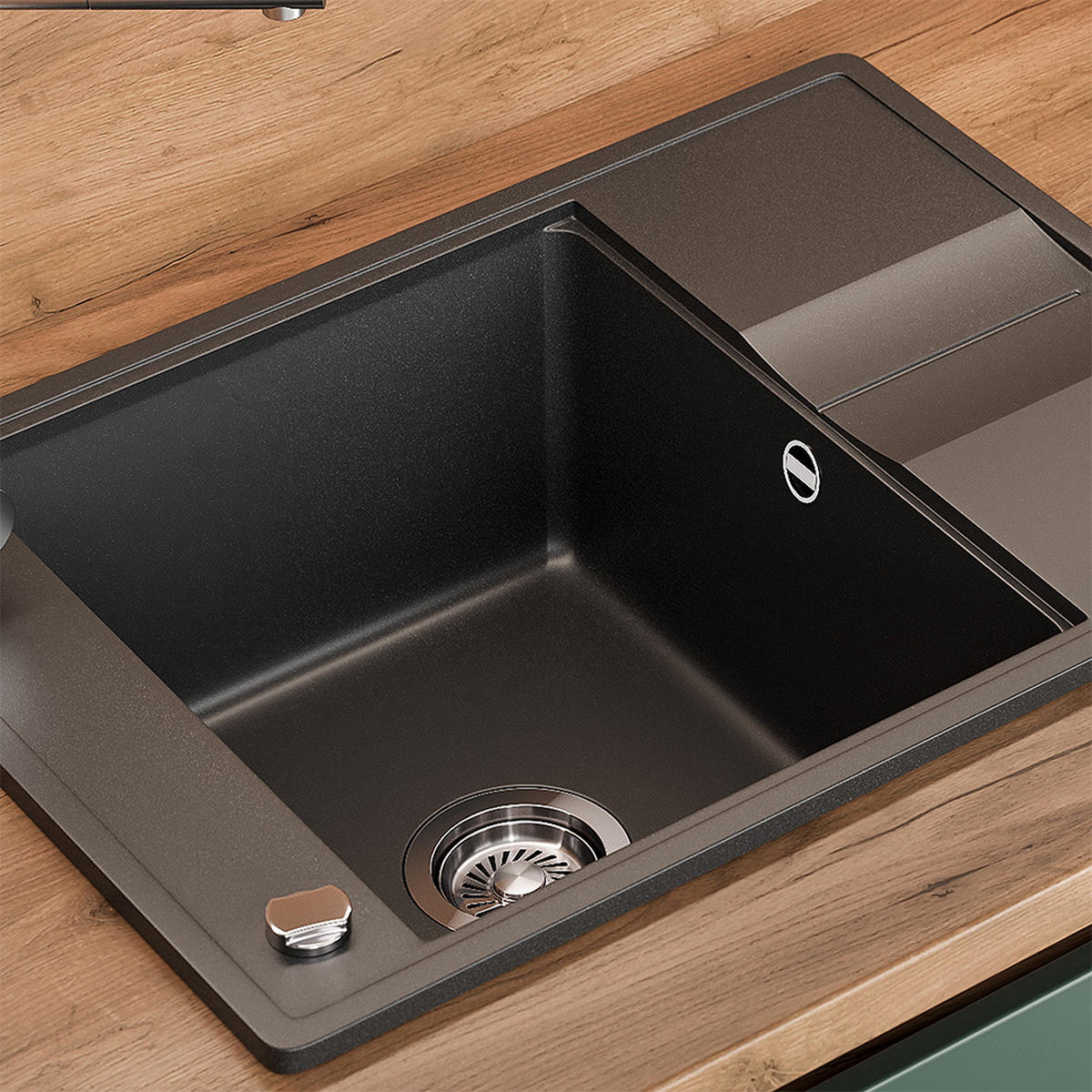 UMYVADLO Osaka Černá - černá, keramika (67/20/50cm) - Bergstroem