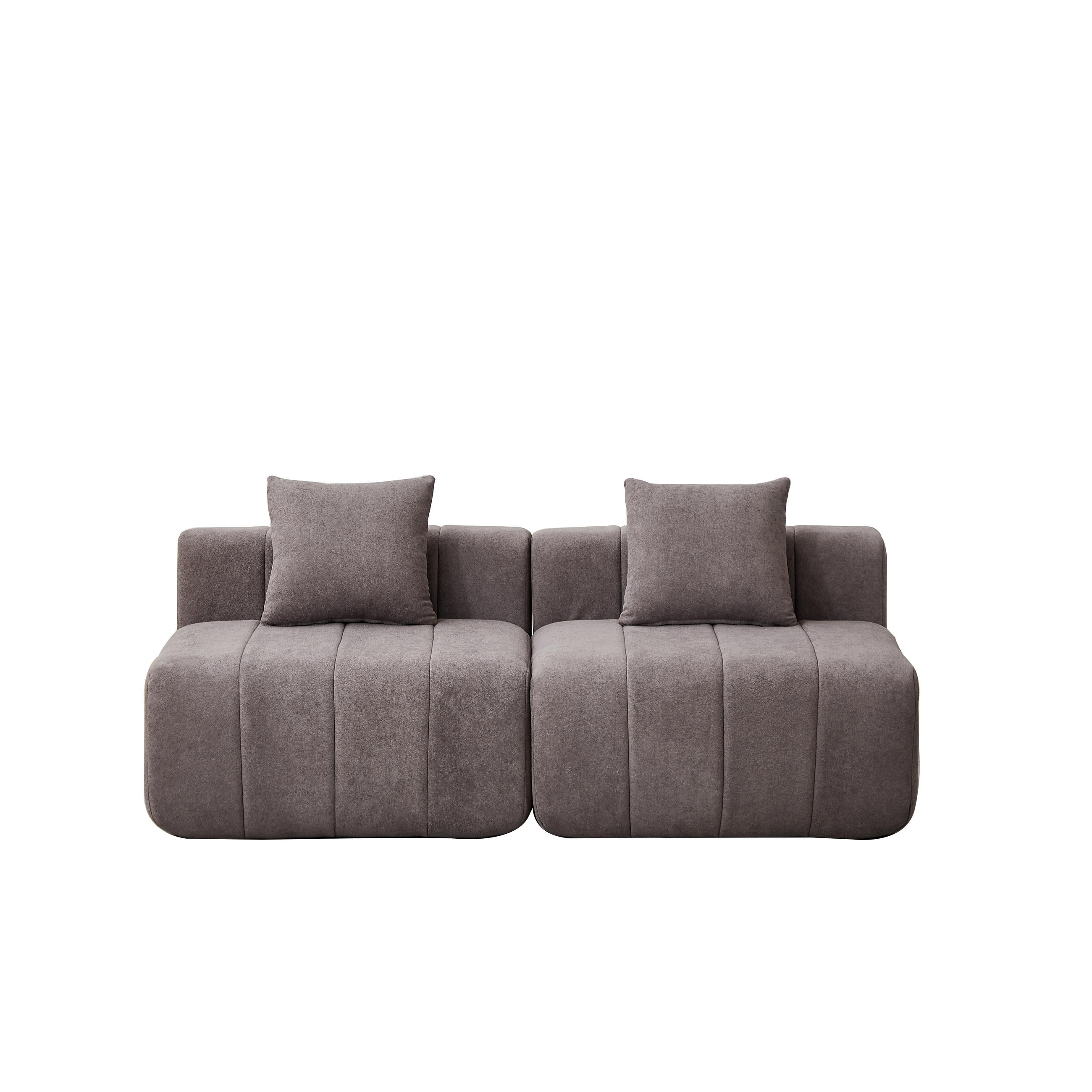 ComfortXL Eckelement Grau 165x73.6x60.9 cm