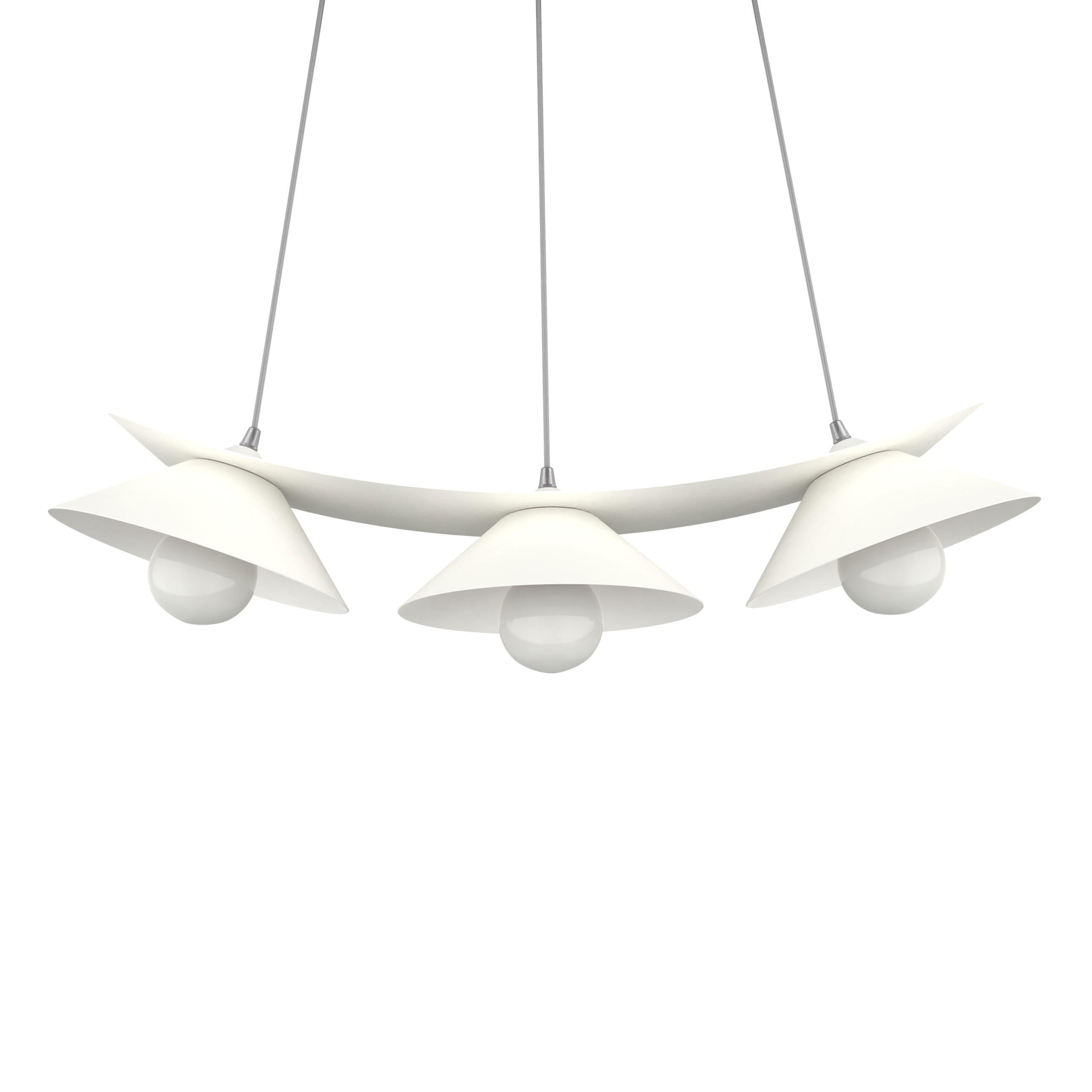 HÄNGELEUCHTE - Weiß, Metall (70/25/16cm) - Lumicom
