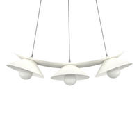 HÄNGELEUCHTE - Weiß, Metall (70/25/16cm) - Lumicom