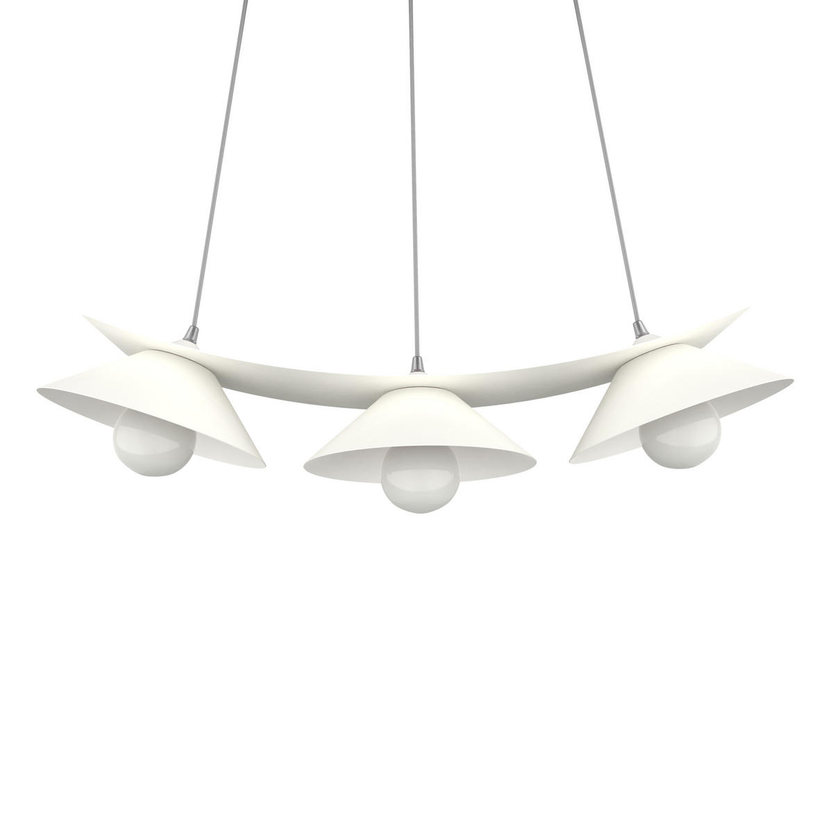 HÄNGELEUCHTE - Weiß, Metall (70/25/16cm) - Lumicom
