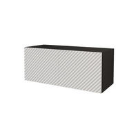 LOWBOARD ZENO-W 100x40x41 cm - Weiß / Katania - Eiche Wotan, Holzwerkstoff (100/40/41cm) - ALTDECOR