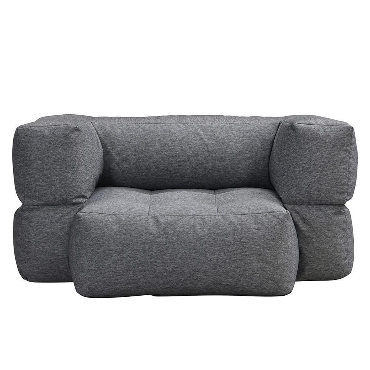 SITZSACK HEAVEN - Anthrazit - Anthrazit, Textil (152/100/76cm) - Home Deluxe