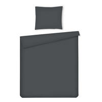 BETTWÄSCHE Micros - Dunkelgrau, Textil (140/200cm) - home&you