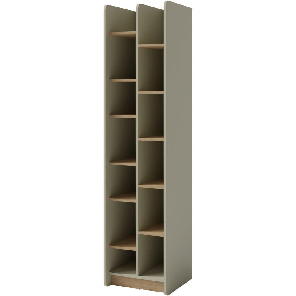 Beautysofa Bücherregal Eukalyptusholz 55x195x42 cm