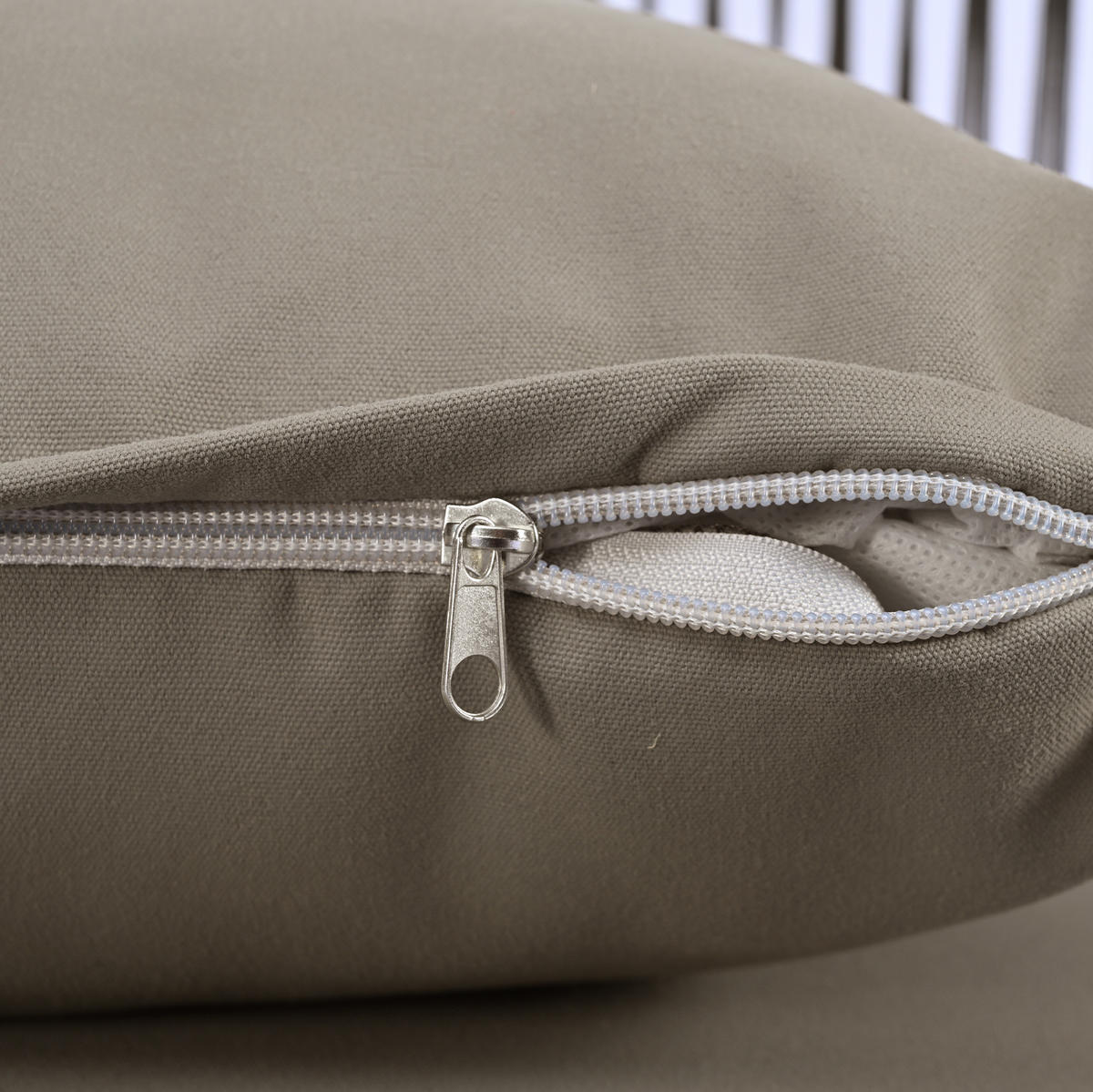 GARTENMÖBEL 120x60x72cm grau aus Eisen für 8 Personen - Grau, Metall - Modfu