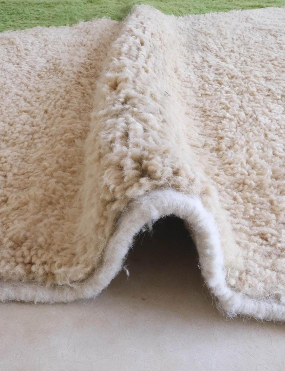 BERBERTEPPICH mit Linienmuster 250x 342 cm - Grün, Naturmaterialien (250/342cm) - AFK Living