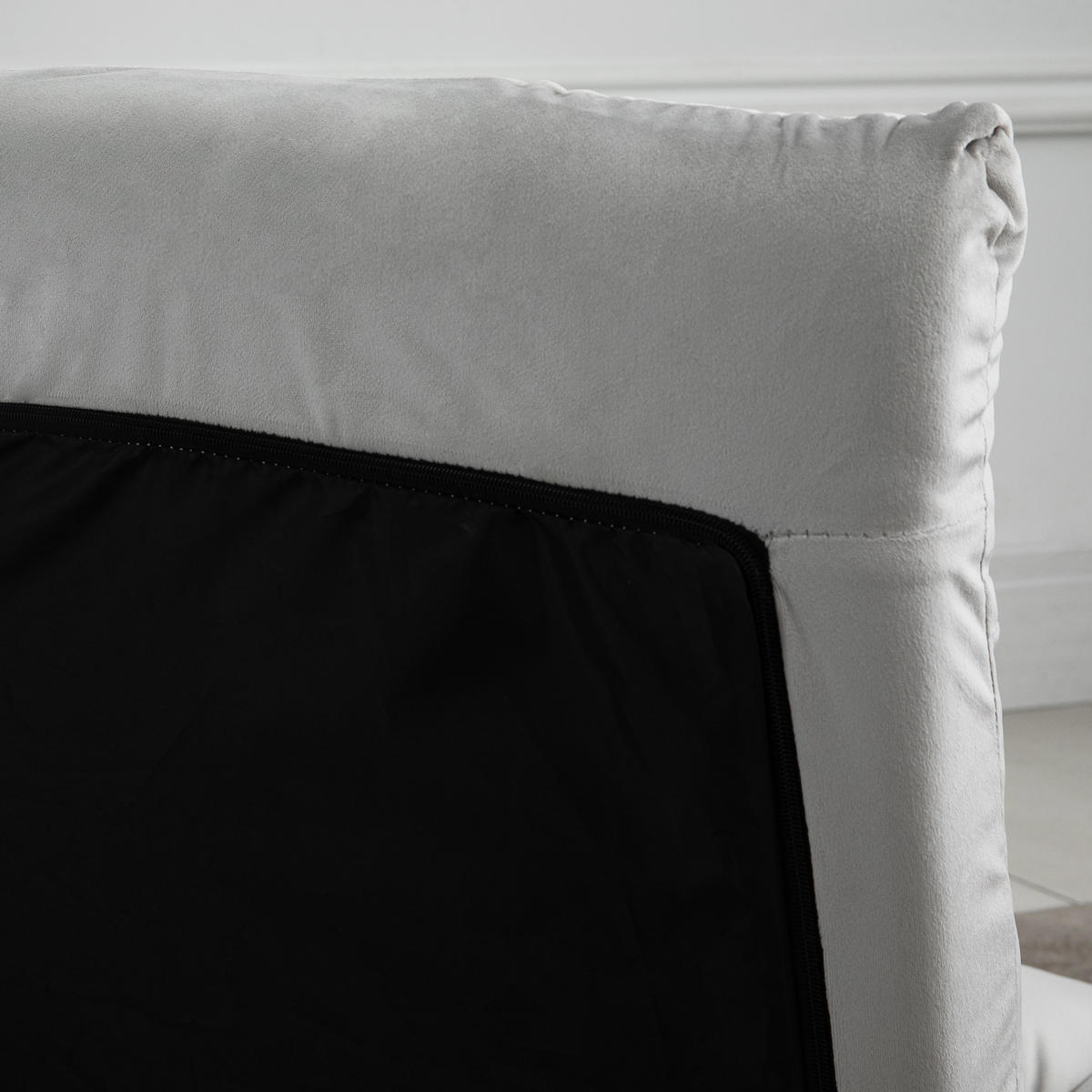 SCHLAFSESSEL DE-13370 Hellgrau - Hellgrau, Textil (55/53/71cm) - ComfortXL