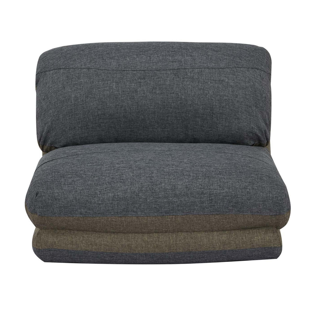 SCHLAFSESSEL Anthrazit, Grün - Anthrazit/Grün, Textil (75/60/75cm) - MCW