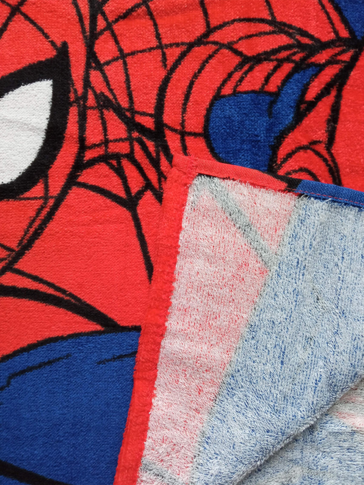 BADEPONCHO Marvel Spiderman Rot/Blau 50 x 100 cm - Multicolor, Textil (Einheitsgrößenull) - Marvel