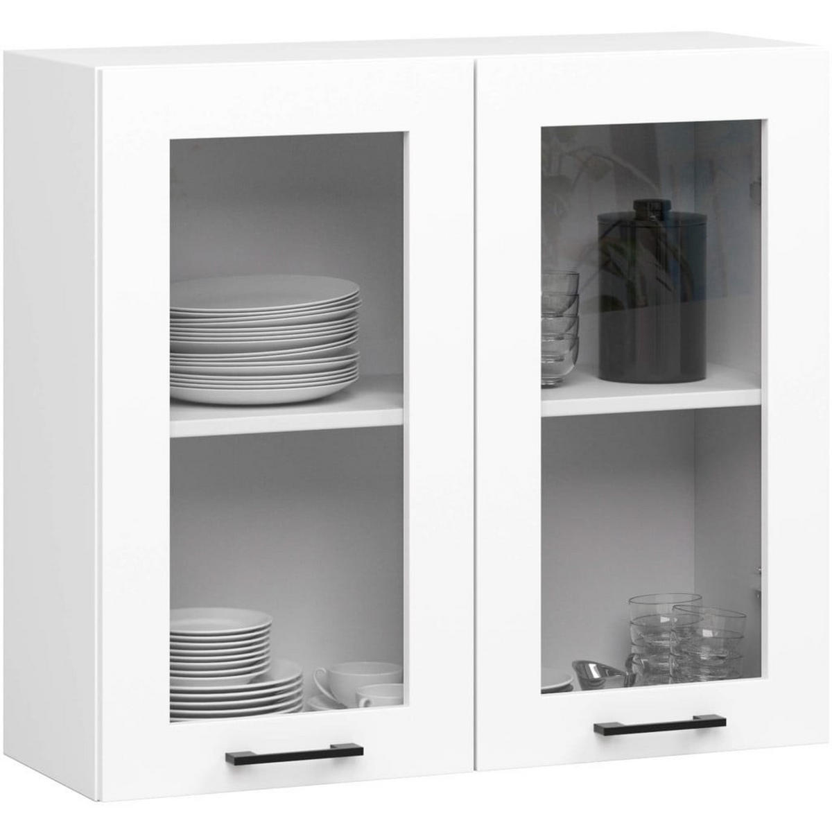 BUCĂTĂRIE fără electrocasnice Alb 203/300/46 - alb, compozit lemnos (300/203/46cm) - RAUMHIRSCH FURNITURE