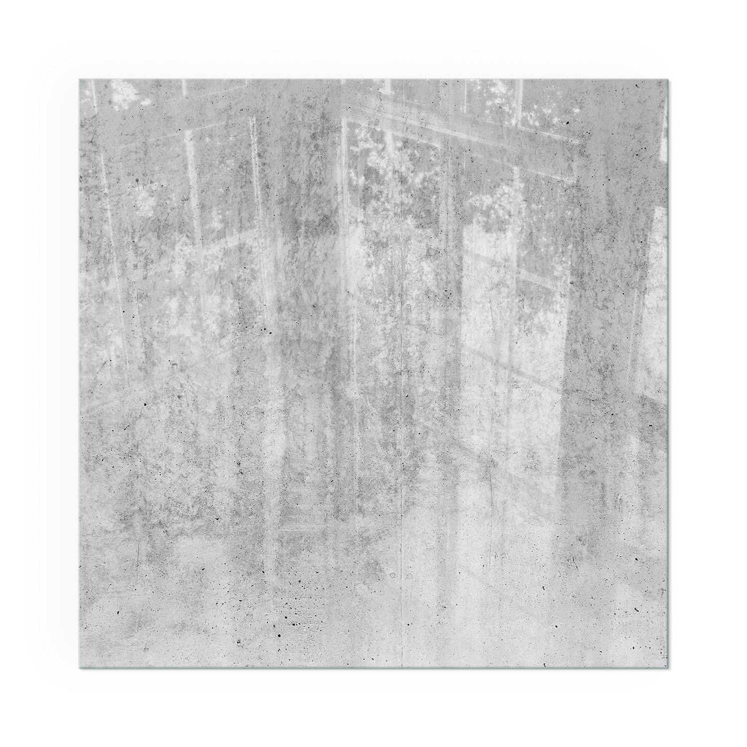 GLASPLATTE für Kamin 60x60 cm - Grau, Glas (60/60/0.4cm) - TULUP