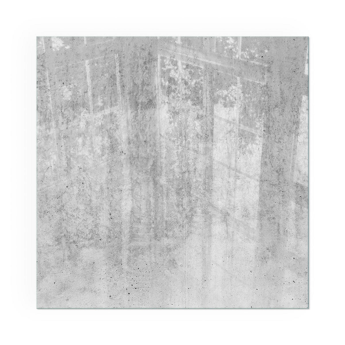 GLASPLATTE für Kamin 60x60 cm - Grau, Glas (60/60/0.4cm) - TULUP