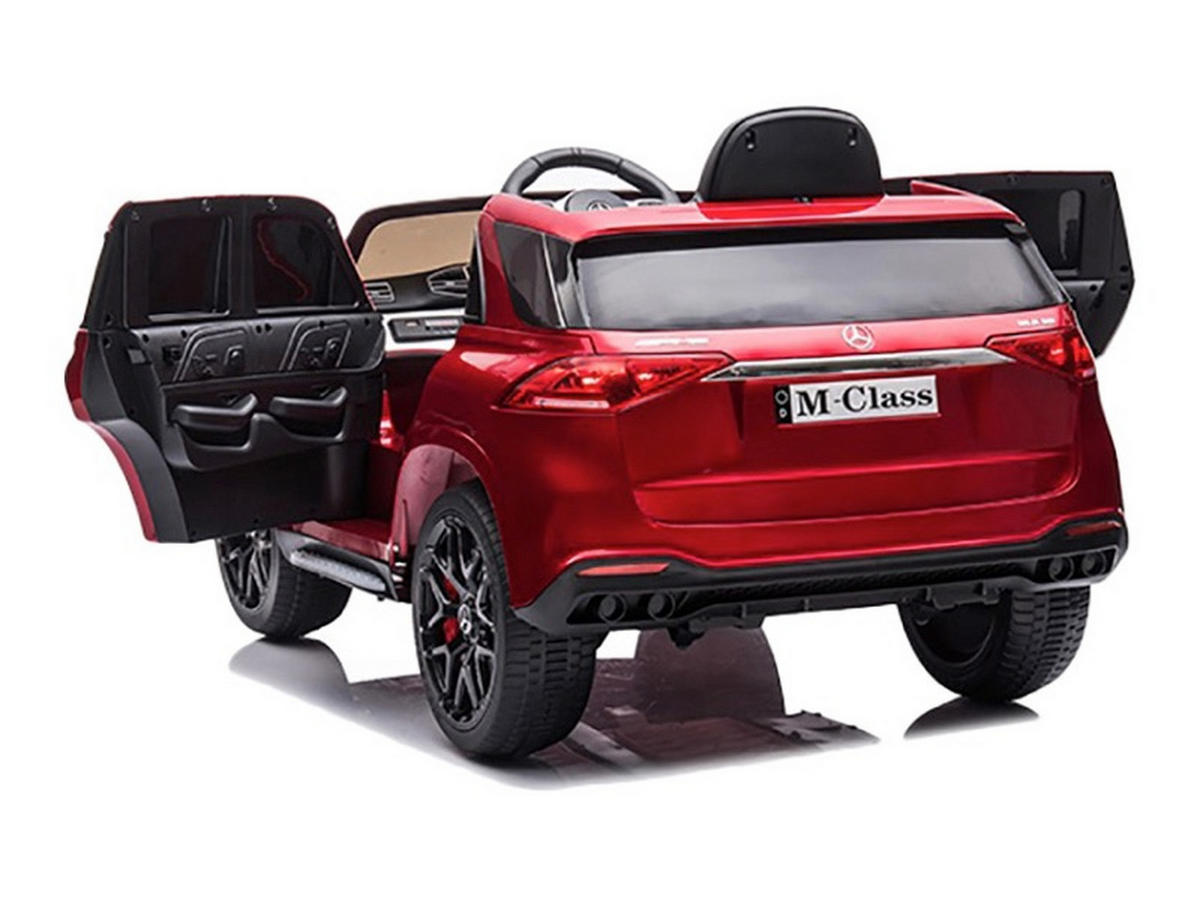 KINDER ELEKTROAUTO Mercedes M-Class rot - Rot, Kunststoff (112/71/59cm) - TPFLiving