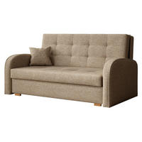 SCHLAFSOFA Viva Gold III - Hellbraun/Braun, Holz/Textil (153/85/98cm) - MIRJAN24