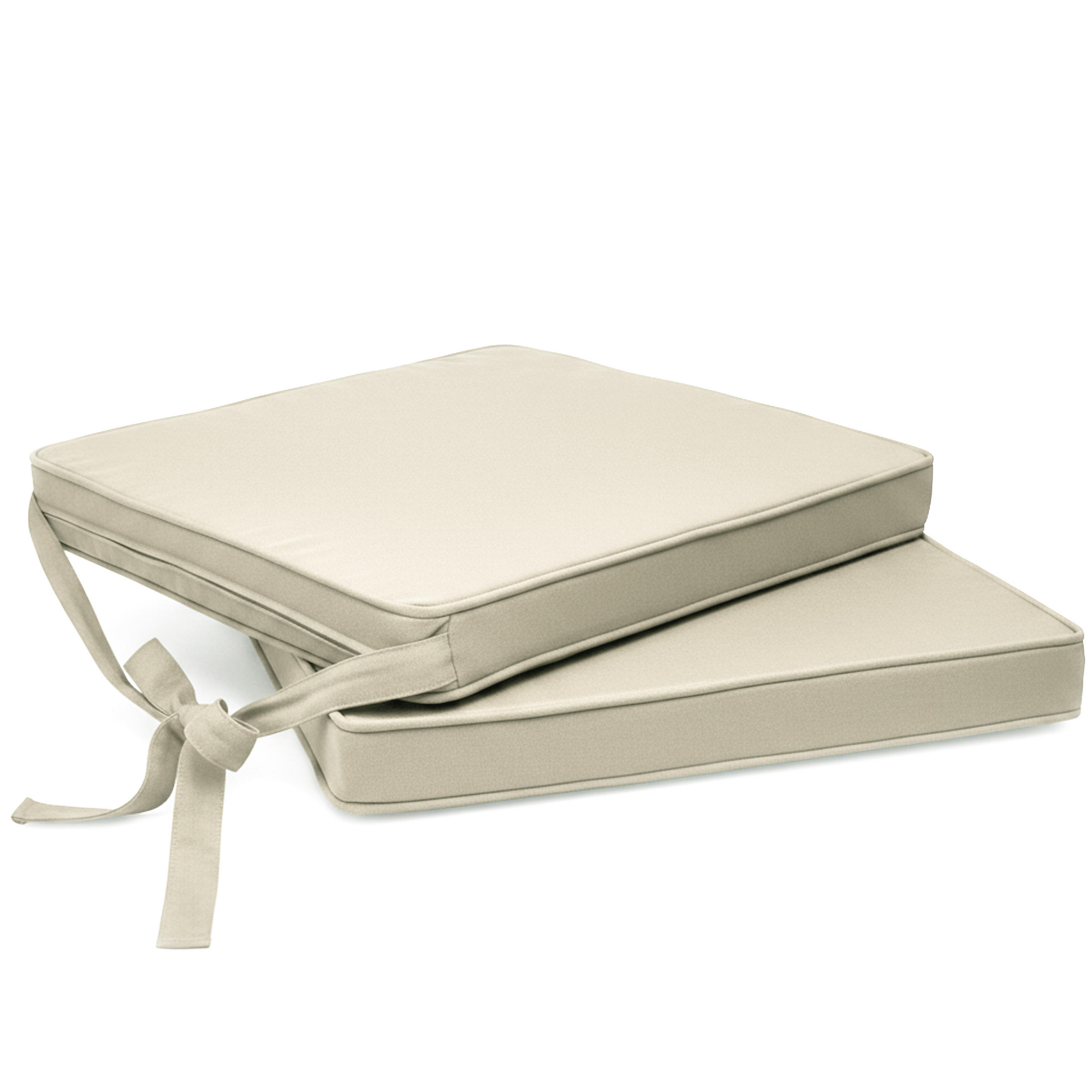 STUHLKISSEN Loft SK 45x40x5cm Natur (2tlg) - Naturfarben, Textil (45/40/10cm) - Beautissu 