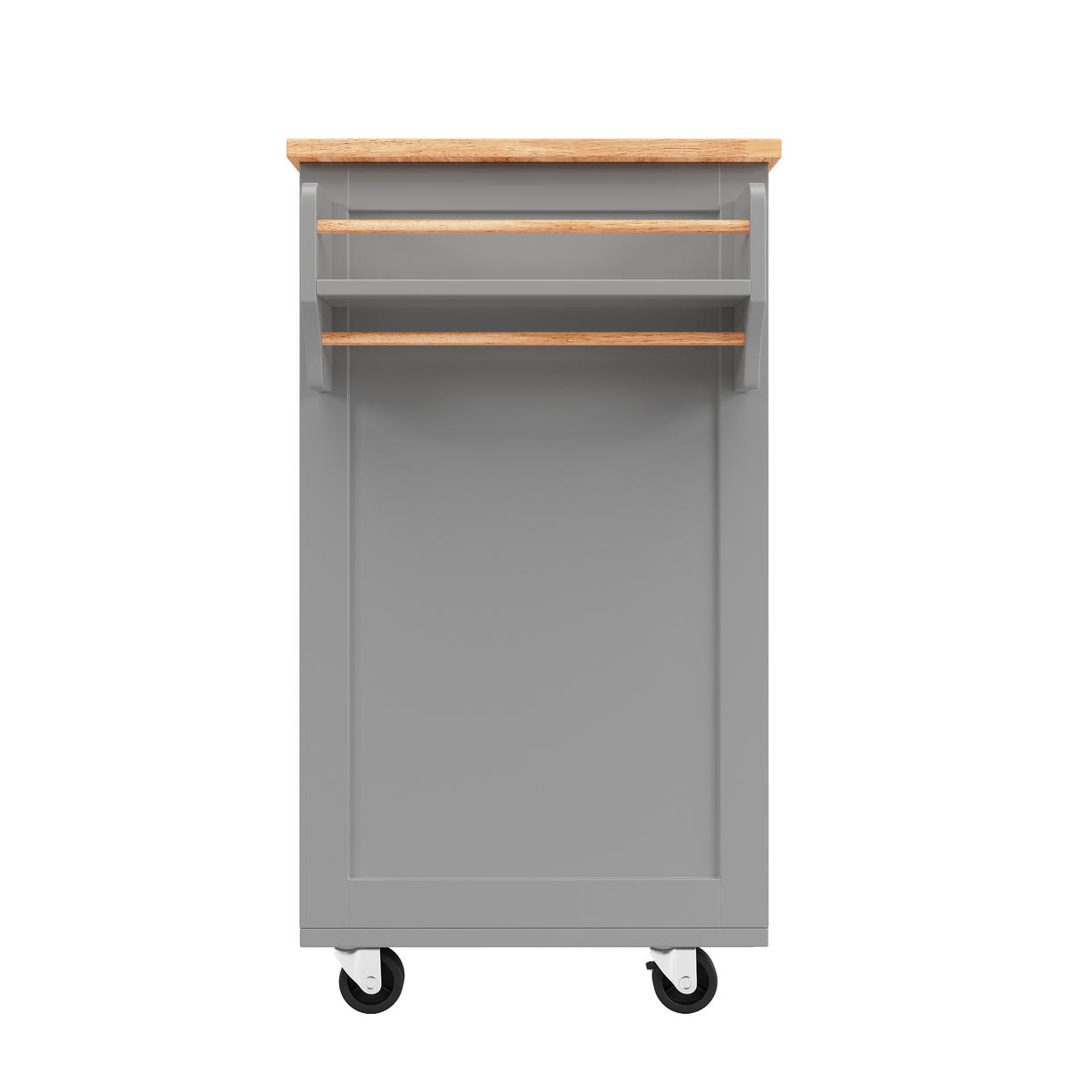 KÜCHENINSEL Küchenwagen Stauraum Grau - Grau, Metall (102/92/45cm) - FLIEKS