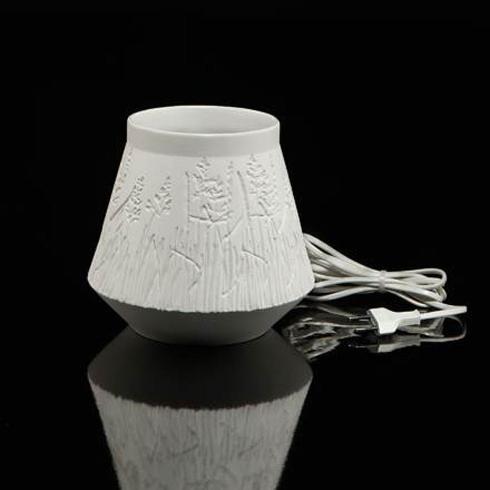 LAMPE 17.5 cm - Viona Kaiser Porzellan weiß Biskuitporzellan - Weiß, Keramik (18.5/18.5/17.5cm) - Goebel