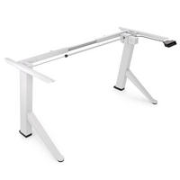 TISCHGESTELL höhenverstellbar elektrisch - Weiß - Weiß, Metall (160/60/120cm) - Ultimate Setup