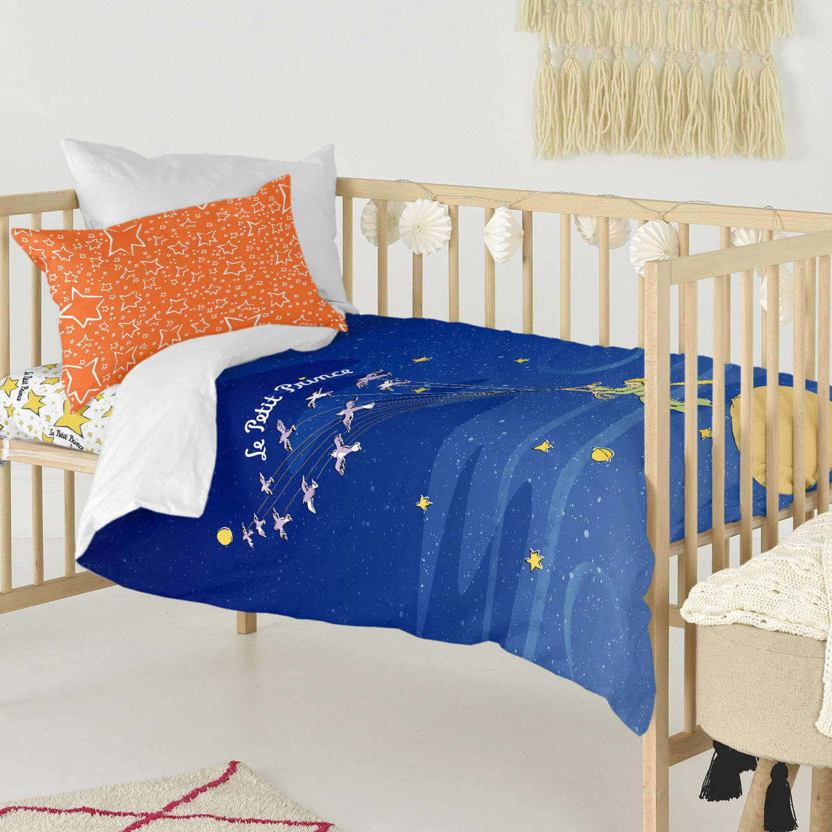 BETTBEZUG 2er-Set teiliges migration 100x120 cm (kinderbett) mehrfarbig - Multicolor, Textil (100/120cm) - Happy Friday