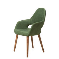 STUHL WINSTON mit Holzbeinen - Grün, Holz/Textil (57/92/55cm) - Stuhlmann