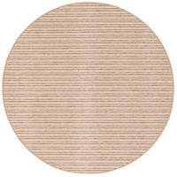 STREIFENBERBER TEPPICH MARTA RUND - Beige, Textil (133/133cm) - Snapstyle