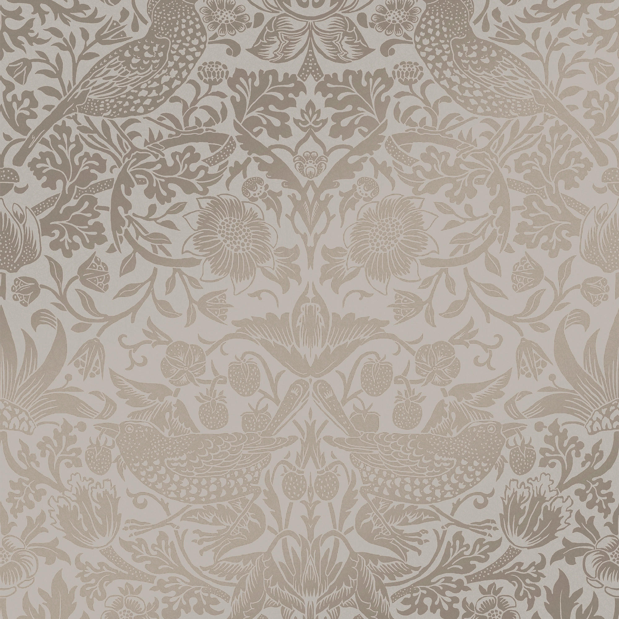 VLIESTAPETE Erdbeerdieb Faserig Neutral - Beige, Papier/Kunststoff (52/1000cm) - Graham & Brown