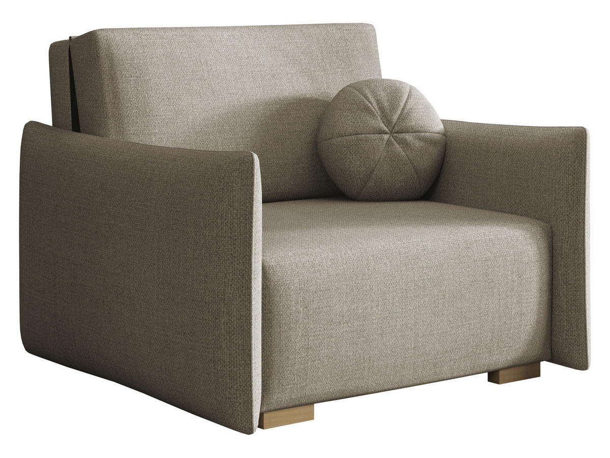 SCHLAFSOFA Viva Glov I - Naturfarben, Holz/Textil (104/85/98cm) - MIRJAN24