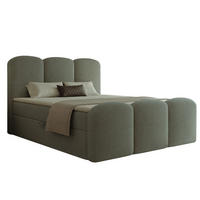 BOXBETT 140x200 VELIA Grün - Grün, Holzwerkstoff/Textil (140/200cm) - Compleo24
