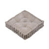 BODENKISSEN Dandy 45/45/10 cm - Taupe, Textil (45cm)