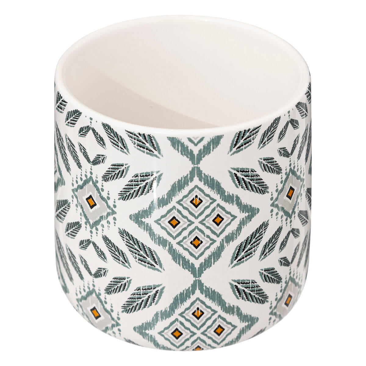 KERAMIKBEHÄLTER Hapache Ø 9,8 cm - Blau, Keramik (9.8/11.2/9.8cm)